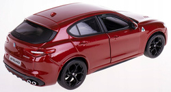 SAMOCHÓD BBURAGO 1/24 - ALFA ROMEO STELVIO CZERWONA