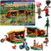 LEGO FRIENDS PRZYTULNE DOMKI NA LETNIM OBOZIE FIGURKI BIWAK ROWERY 42624
