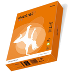 PAPIER KSERO KOLOR POMARAŃCZOWY A4 250 ARKUSZY OR43 INTENSYWNY 160G MONDI