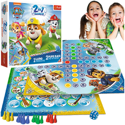 GRA PLANSZOWA PSI PATROL PAW PATROL CHIŃCZYK WYŚCIG 2w1 TREFL 01896