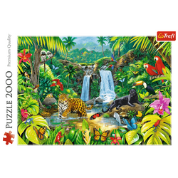 PUZZLE 2000 EL. LAS TROPIKALNY DŻUNGLA 27104 TREFL