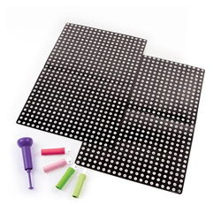 MAKE IT REAL ZESTAW KREATYWNY DO KROPKOWANIA PO NUMERACH KOTEK I DINOZAUR