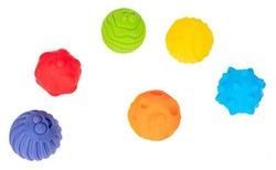 KULE SENSORYCZNE SMILY PLAY ANTYSTRESOWE EDUKACYJNE PIŁECZKI TRENING RĄCZKI