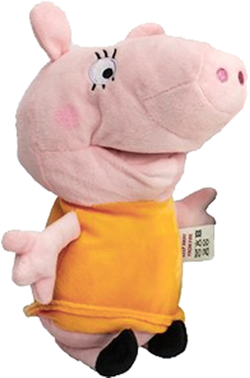 MASKOTKA ŚWINKA PEPPA PACYNKA Z DŹWIĘKIEM - MAMA