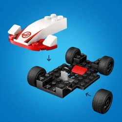 LEGO CITY FORMUŁA 1 BOLIDY WILLIAMS RACING I HAAS F1 WYŚCIGÓWKI AUTA 60464