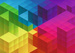 PUZZLE 1000 EL. TĘCZOWY ABSTRAKCYJNY CUBIC GRADIENT 10700 TREFL PRIME