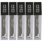 WKŁADY DO OŁÓWKA AUTOMATYCZNEGO GRAFITY HB 0.5mm 60 szt. Q-CONNECT - 5 op.