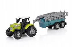 TRAKTOR Z OPRYSKIWACZEM CIĄGNIK ROLNICZY MÓWI PL ŚWIATŁO DŹWIĘK RYMOWANKI