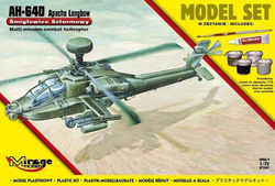 MODEL DO SKLEJANIA ŚMIGŁOWIEC SZTURMOWY AH-64D APACHE LONGBOW MIRAGE HOBBY