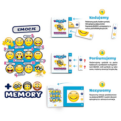 GRA EMOCJE ZAKODOWANE KODOWANKA EMOTKI MEMORY JAWA GRA EDUKACYJNA