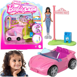 BARBIE LALECZKA W KABRIOLECIE SAMOCHÓD AUTKO ZMIENIA KOLOR MATTEL