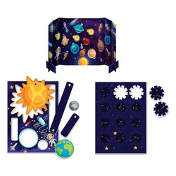 NAUKOWA ZABAWA KOSMICZNE EKSPERYMENTY RAKIETY KOSMOS GWIAZDY CLEMENTONI