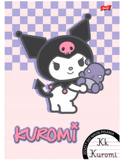 WYPRAWKA SZKOLNA KUROMI MAJEWSKI BLOKI ZESZYTY PLASTELINA KREDKI FLAMASTRY