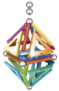 GEOMAG KLOCKI MAGNETYCZNE RAINBOW TĘCZOWE 32 EL.