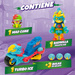 SUPER ZINGS SUPERTHINGS TURBO ICE MOTOCYKL JUMPBIKE Z KATAPULTĄ FIGURKA