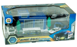 MIASTO BAZA Z POJAZDAMI POSTERUNEK POLICJA AUTA