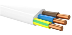  PRZEWÓD INSTALACYJNY KABEL PRĄDOWY BIAŁY 450/750V YDYp 3 x 1,5mm2 50M