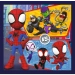 PUZZLE 3W1 SPIDEY PRZYGODY SPIDEYA I PRZYJACIÓŁ UKŁADANKA 34892 TREFL
