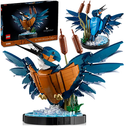 LEGO ICONS PTAK ZIMORODEK RUCHOMY MODEL KOLEKCJONERSKI KINGFISHER 834 EL.