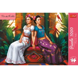 PUZZLE 1000 ELEMENTÓW FRIDA KAHLO: DWA OBLICZA UKŁADANKA TREFL 12095