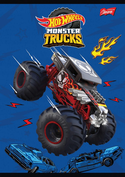 ZESZYT A5 KRATKA 16 KARTEK HOT WHEELS SZKOLNY LAMINOWANA OKŁADKA MAJEWSKI