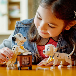 LEGO DISNEY 101 DALMATYŃCZYKÓW SZCZENIAKI PIESKI SZCZĘŚCIARZ I PENNY 43271
