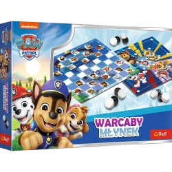 GRA PLANSZOWA PSI PATROL WARCABY MŁYNEK 2w1 STRATEGICZNA TREFL 02798
