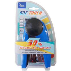 ZSZYWACZ BIUROWY DO 40 KARTEK ONE TOUCH 24/6 24/8 26/6 NIEBIESKI TETIS