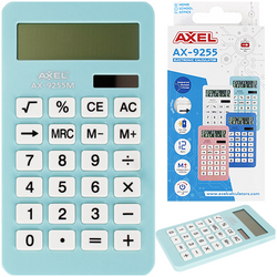 KALKULATOR BIUROWY SZKOLNY MATEMATYCZNY MIĘTOWY 12-CYFROWY AXEL AX-9255