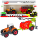 TRAKTOR METALOWY Z OPRYSKIWACZEM Z NAPĘDEM CIĄGNIK FARMA 1:50 RANCZO POJAZD