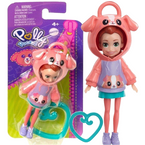 POLLY POCKET FIGURKA LALECZKA ZAWIESZKA UBRANKO BLUZA PIESEK MATTEL
