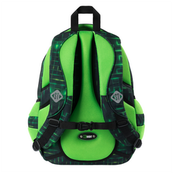 PLECAK SZKOLNY MŁODZIEŻOWY PIÓRNIK ST.RIGHT 2w1 BP-04 DLA GRACZA NEON PAD