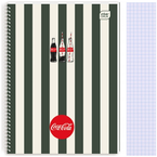 KOŁOZESZYT A5 W KRATKĘ 100 K. ZESZYT NA SPIRALI COCA COLA JAPAN INTERDRUK