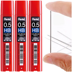 WKŁADY DO OŁÓWKA AUTOMATCZNEGO GRAFITY 0.5mm HB PENTEL AIN STEIN - 3 szt.