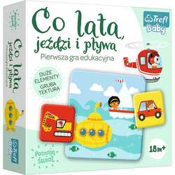 GRA UKŁADANKA CO LATA JEŹDZI PŁYWA POJAZDY - TREFL