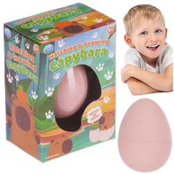 KAPIBARA JAJKO WYKLUWAJĄCE SIĘ FIGURKA NIESPODZIANKA ROSNĄCA W WODZIE JAJO