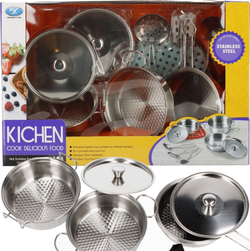 NACZYNIA KUCHENNE METALOWE GARNKI STAL NIERDZEWNA