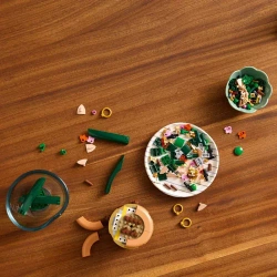 LEGO MAŁA ORCHIDEA STORCZYK W DONICZCE + OZDOBA W KSZTAŁCIE SERCA 