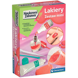 ZESTAW KREATYWNY LAKIERY DO PAZNOKCI ZESTAW MINI NAUKOWA ZABAWA CLEMENTONI
