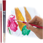 PEDZEL OKRĄGŁY PĘDZELEK DO FARB ASTRA SZKOLNY TRWAŁY NATURALNE WŁOSIE NR 6