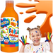 FARBA PLAKATOWA SZKOLNA BAMBINO 500 ml W BUTELCE MAJEWSKI POMARAŃCZOWA