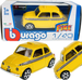 FIAT 500 TAXI SAMOCHÓD METALOWY AUTO MODEL BBURAGO 1:43