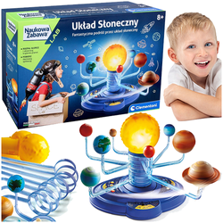 UKŁAD SŁONECZNY NAUKOWA ZABAWA ZESTAW EDUKACYJNY KOSMOS PLANETY CLEMENTONI