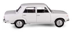 SAMOCHÓD DUŻY FIAT 125p FSO AUTO MODEL METALOWY PRL 1:43 BIAŁY