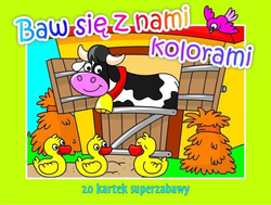 KOLOROWANKA BAW SIĘ Z NAMI KOLORAMI 20K ZWIERZĘTA