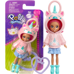 POLLY POCKET FIGURKA LALECZKA ZAWIESZKA UBRANKO BLUZA JEDNOROŻEC MATTEL