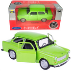 TRABANT 601 METALOWY SAMOCHODZIK MODEL Z EPOKI PRL WELLY 1:34 ZIELONY