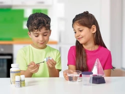 ŚWIECĄCE KRYSZTAŁOWE LABORATORIUM ZESTAW NAUKOWY LAMPKA LED BRAINSTORM