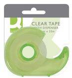 TAŚMA KLEJĄCA PRZEZROCZYSTA BIUROWA Z DYSPENSEREM Q-CONNECT 19mm x 33m