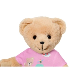 BABY BORN MIŚ PLUSZOWY NIEDŹWIADEK MASKOTKA PRZYTULANKA Z NAJLEJKAMI RÓŻOWY